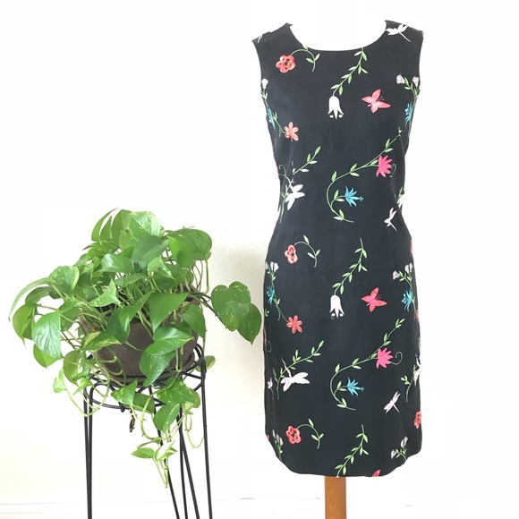 Parisian Signature Dresses & Skirts - Parisian Signature Embroidered Linen Shift Dress 8